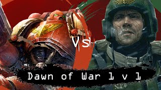 Dawn of War Soulstorm: 1 vs 1 Imperial Guard (SimiliXV) vs Space Marines (Sm k3r)