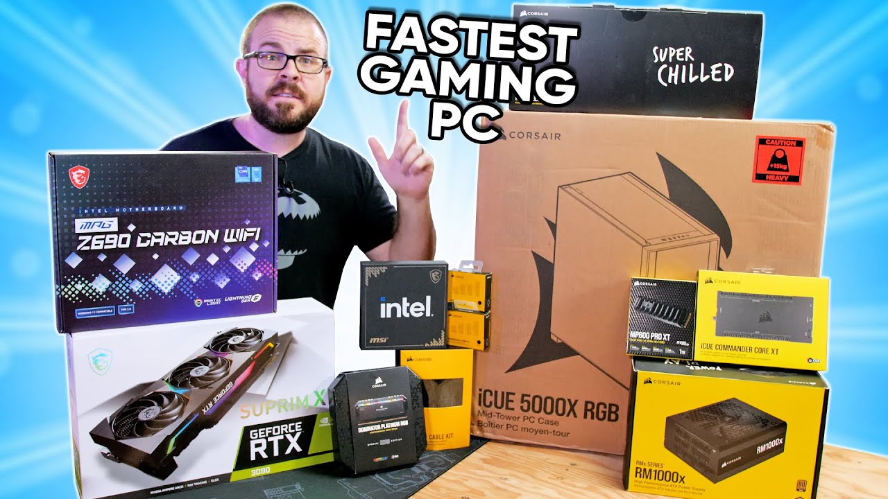 Building the FASTEST Gaming PC Possible! YouTube