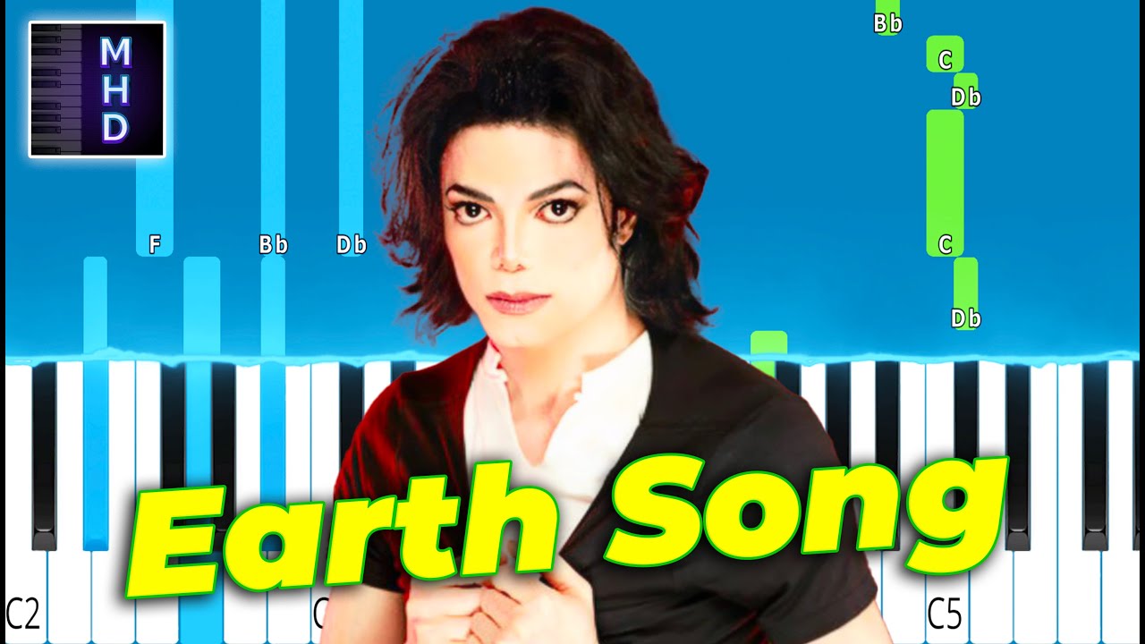 Michael Jackson - Earth Song - Piano Tutorial