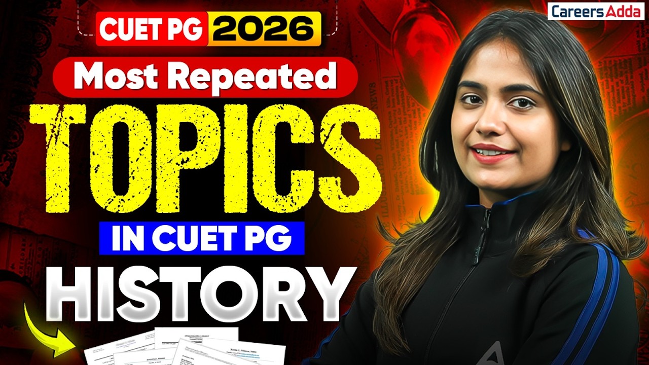 CUET PG History 2026 🔥 Most Repeated Topics | Score Boosting Strategy