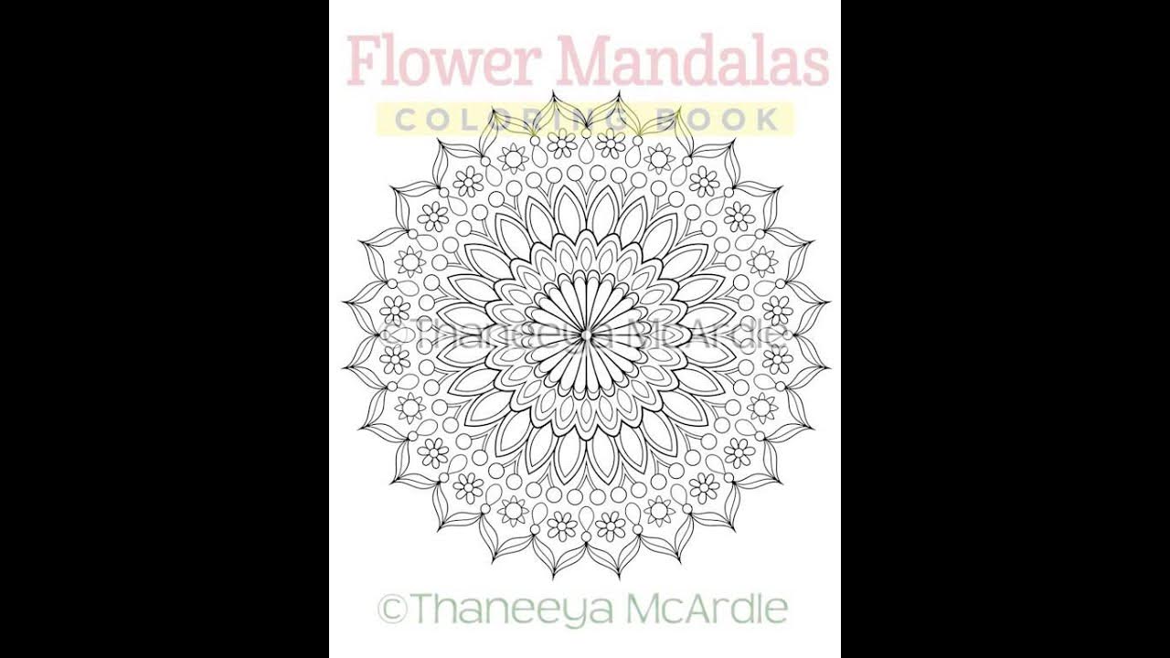 Flower Mandalas Coloring Book [Book]