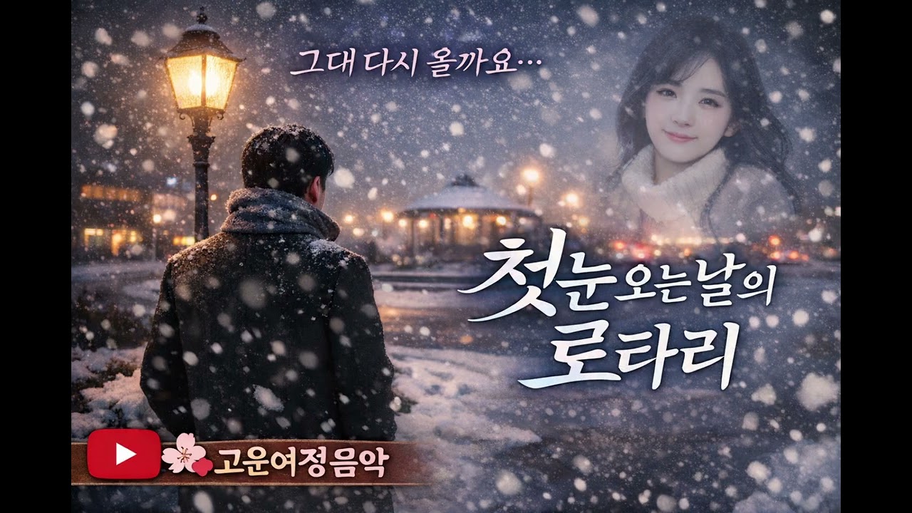 #첫눈오는날의로타리#트로트신곡#감성발라드#한국감성노래#눈오는날듣기좋은노래#그리운사람#첫눈노래#이별감성#중년감성#겨울플레이리스트