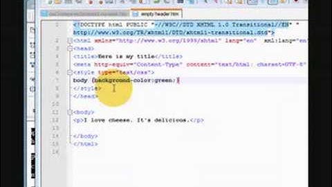 Re: XHTML Tutorial - 2 - Changing colors and adding paragraphs