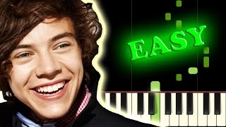 ONE DIRECTION - WHAT MAKES YOU BEAUTIFUL - Easy Piano Tutorial chords