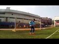 Training with bengaluru fc keeper gurpreet singh sandhu  keeper coach javi