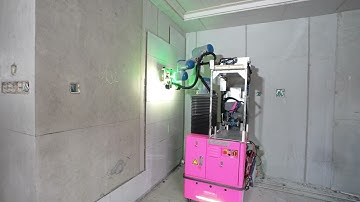 The wall tile paving robot
