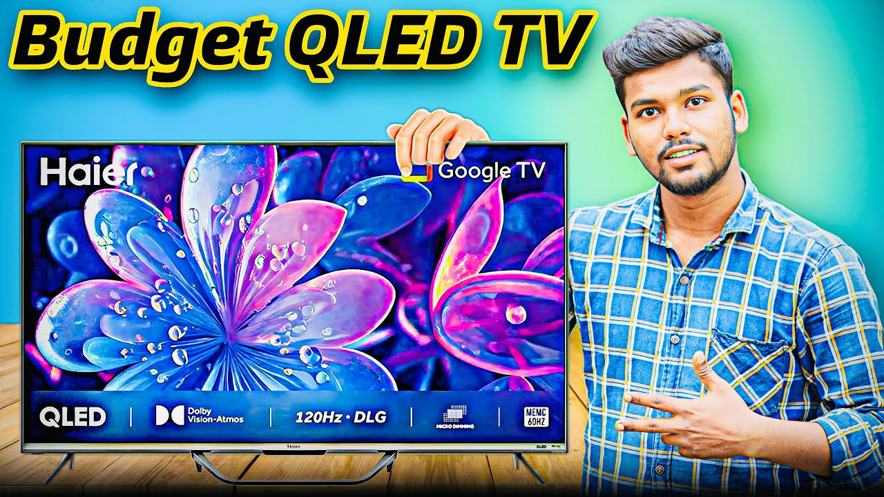 Best Budget QLED TV 🔥⚡️|| Haier 43” QLED TV Under 35000 || Full details & Review & Features ⚡️💫