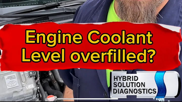 Engine coolant level overfilled