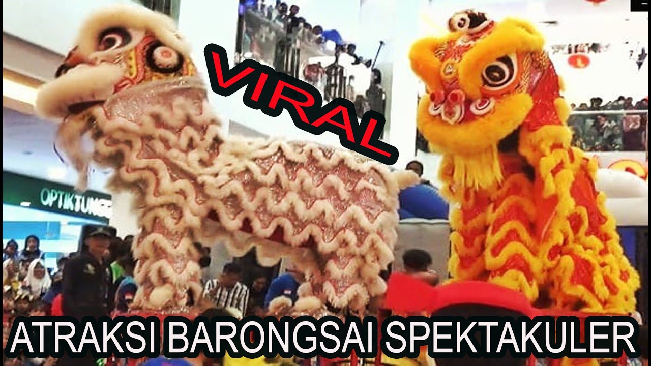 ATRAKSI BARONGSAI SPEKTAKULER DI FESTIVAL CITY LINK BANDUNG || HIBURAN GRATIS MENGHIBUR PENGUNJUNG