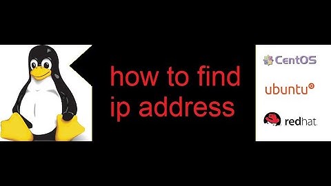 How to find ip address assigned to linux machine using ifconfig command in redhat Linux