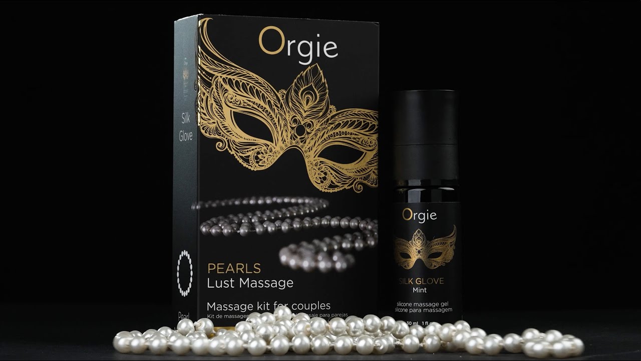 Orgie Pearls Lust Massage Kit - English