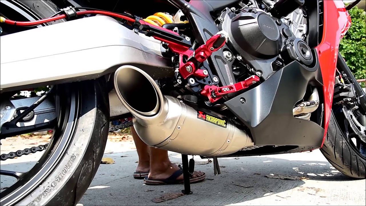 honda cbr650f akrapovic exhaust