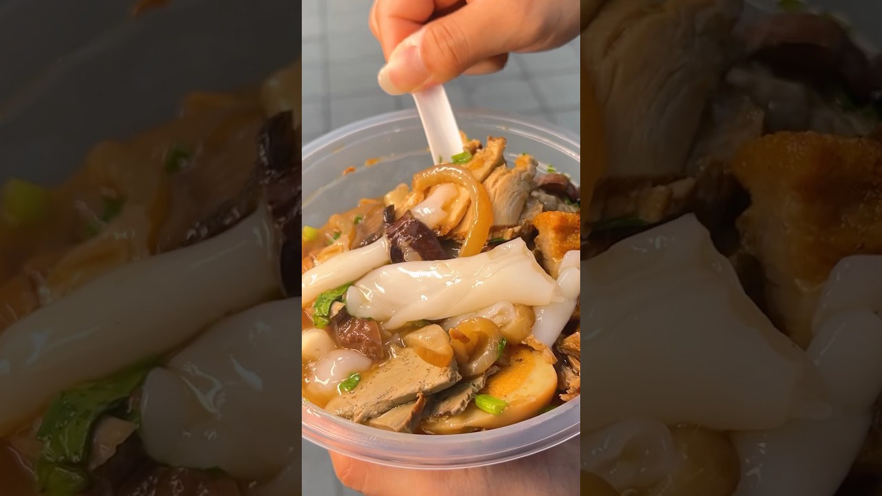 ก๋วยจั๊บน้ำข้น คุณแม่ เครื่องแน่นๆล้นชาม #ก๋วยจั๊บ #ตลาดเซฟวัน #เซฟวันgo #พีชอีทแหลก