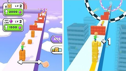 New game Cube Surfer Gameplay - Voodoo Game (iOS, Android)