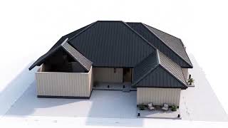 From 2D Blueprint to 3D End Product, a House.Start and End Frames are created with Brandgpt 👍🏻 Content