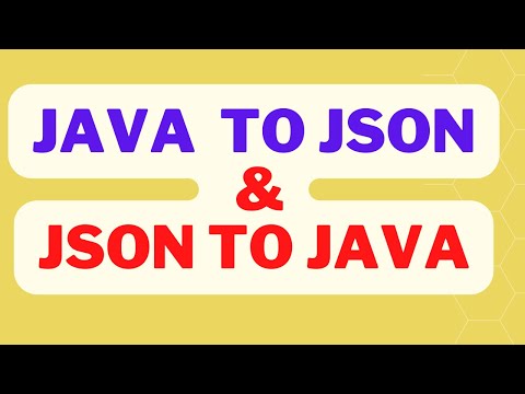 Video: Mis on Java JSON jar?