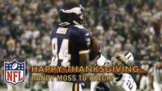 Randy Moss' Amazing Back of the End Zone TD Catch vs. Cowboys (2000) | NFL on Thanksgiving