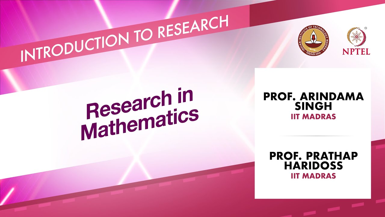 research work on mathematics