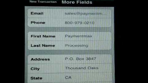 IPhone Credit Card Email Receipt Processing http://www.paymentmax.com