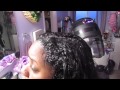 Semi-permanent Color on Relaxed Hair