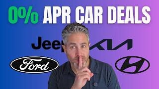 Don't Buy a Car Without Seeing These 0% APR Deals