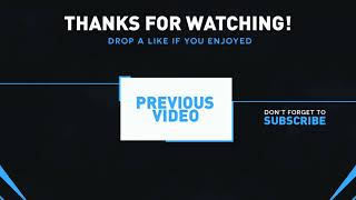 End Screen Outro Template Free Download-05 As Free Green Screen 2021