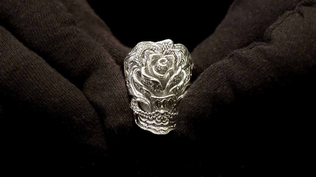 トランプローズリング【エゴスマイル】XL/F.A.L（シルバーアクセサリー）