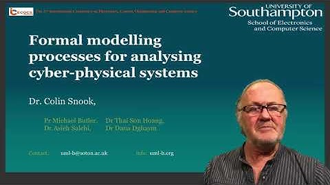Formal modelling processes for analysing cyber-physical systems