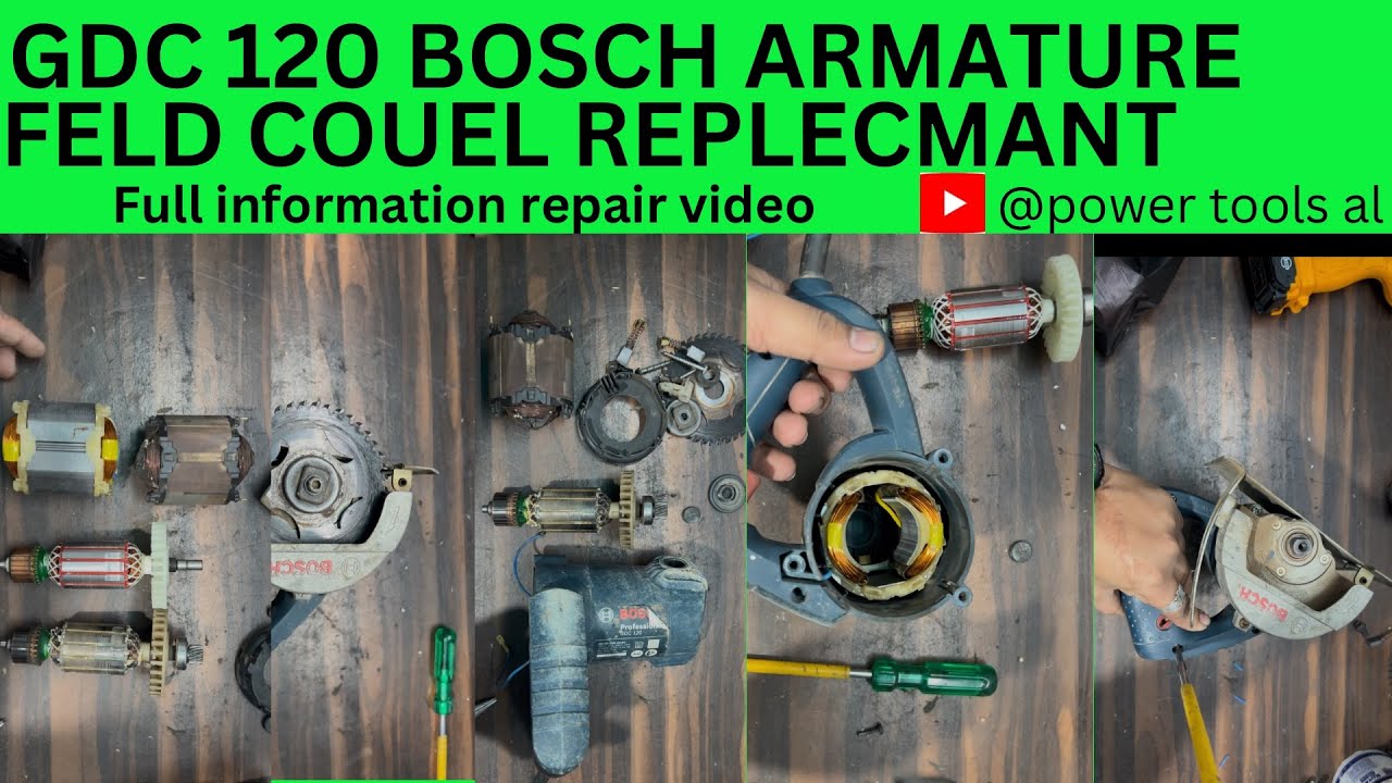bosch cutter machine repair | how to repair gdc 120 cutter | gdc 120 cutter machine repair kare