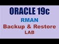 Oracle rman backup  restore lab