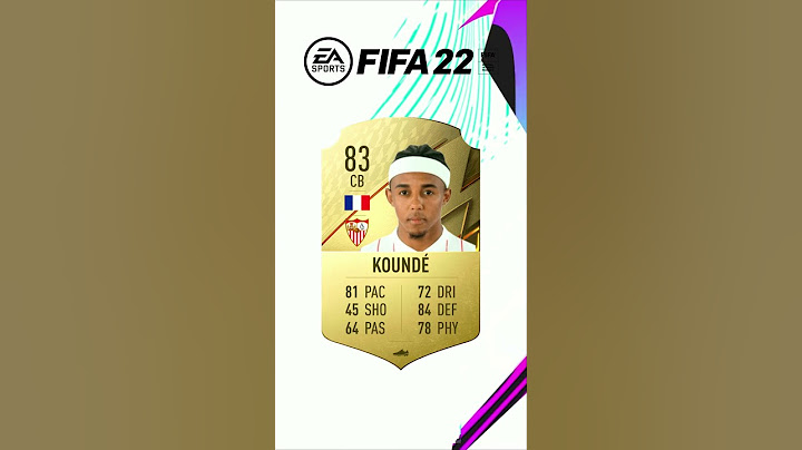 Koundé Evolution in FIFA 😍📈
