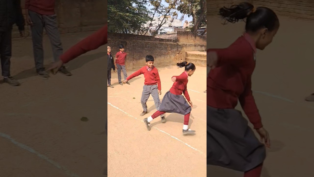 School girls vs boys games activity 