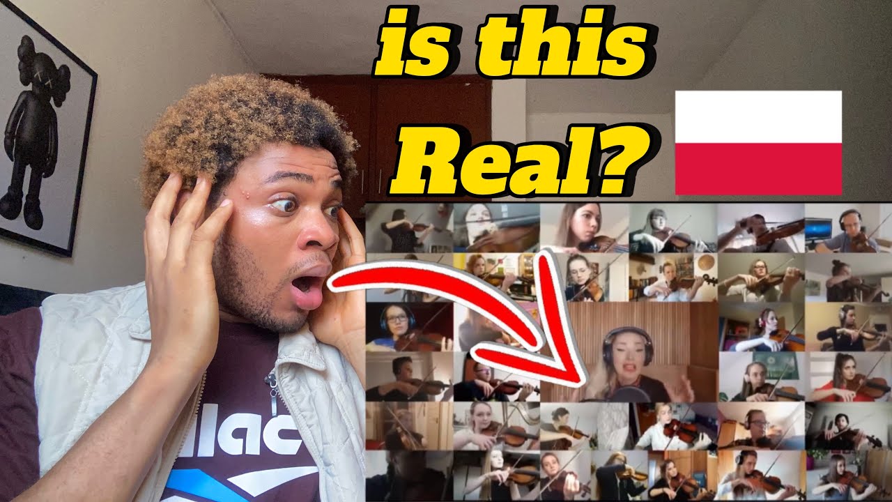 Первая реакция на - Оркестр онлайн #wdomuzagrane - Что ты дашь мне, Господь (аранж. Адам Штаба)