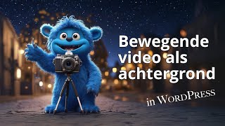 Een bewegende video achtergrond maken in WordPress
