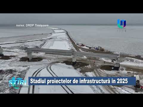 Stadiul proiectelor de infrastructură în 2025