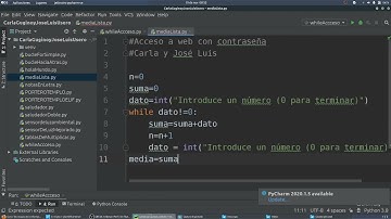 Media de n números While Python TIC 2 Bachillerato IES Monterroso Los Defensores