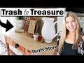 Trash to Treasure Thrift Store Makeover - Home Decor on a budget