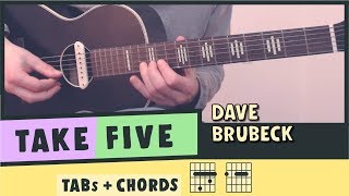 Video thumbnail of "TAKE FIVE ★ Dave Brubeck ★ TABs & Chords"