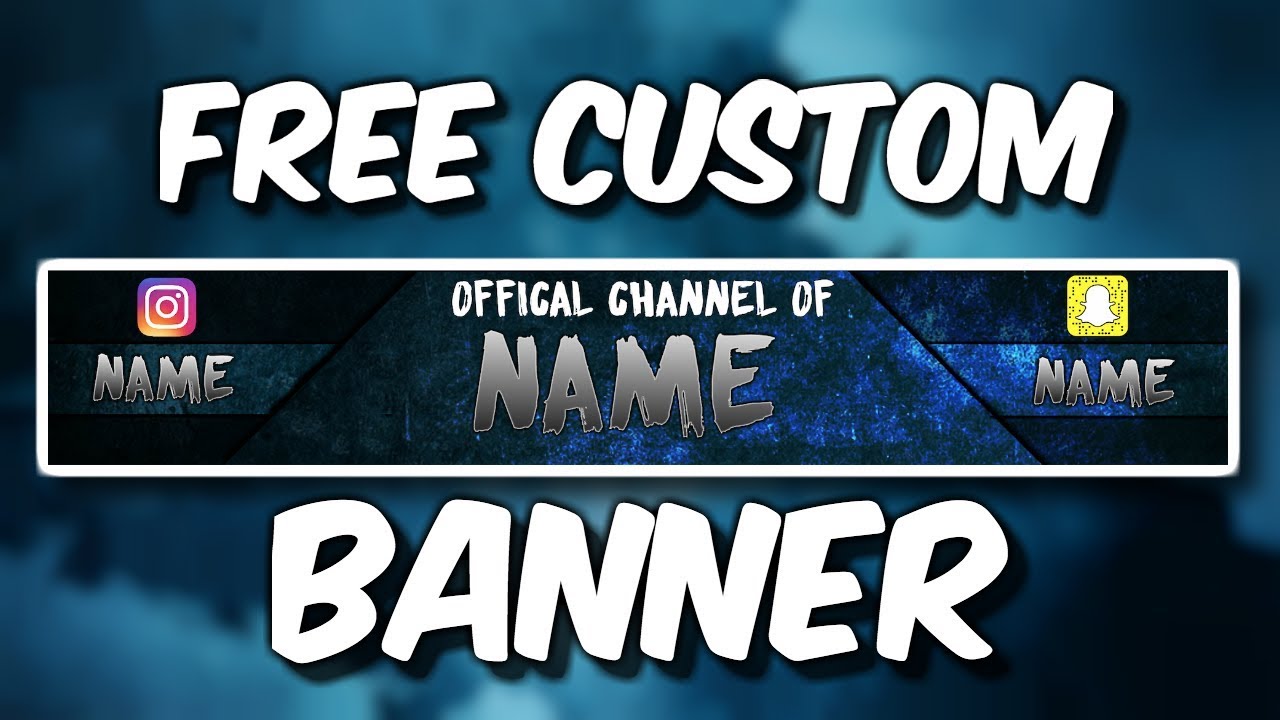 How to Make a YouTube Banner for Free Using Pixlr!! YouTube