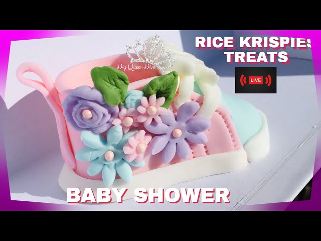 Step by Step: Rice Krispie Treats in Cakesicle Molds  Easy Party Favors  for Drive By Baby Shower 