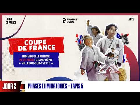 Jour 2 - Tapis 5 Phases Éliminatoires : Championnat de France individuel minimes 1D 2026