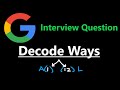 Decode Ways - Dynamic Programming - Leetcode 91 - Python