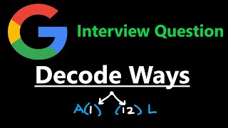 Decode Ways - Dynamic Programming - Leetcode 91 - Python