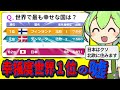 【北欧】うつ病大国なのに幸福度１位。フィンランドのカラクリ５選【ずんだもん＆ゆっくり解説】