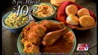1996 Kfc Mix And Match Meal Tv Commercial