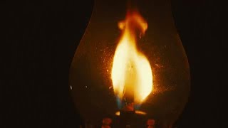 Flickering Traditional Oil Lantern  Stock Video