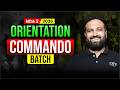 NDA 2 2026 Commando Batch Orientation LIVE | Sumit Sir | Complete Selection Roadmap & Strategy