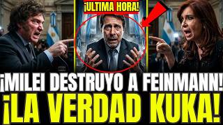 🔥URGENTE! MILEI EXPONE EL SUCIO PLAN DE FEINMANN PARA SALVAR A LA KUKA CRISTINA Y ENTERRAR A ESPERT🔥