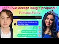 Does Evie accept Doug’s marriage proposal? Descendants texting story