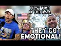 American Reacts to European Couple Discovers America for the First Time! Their REAL First Impression